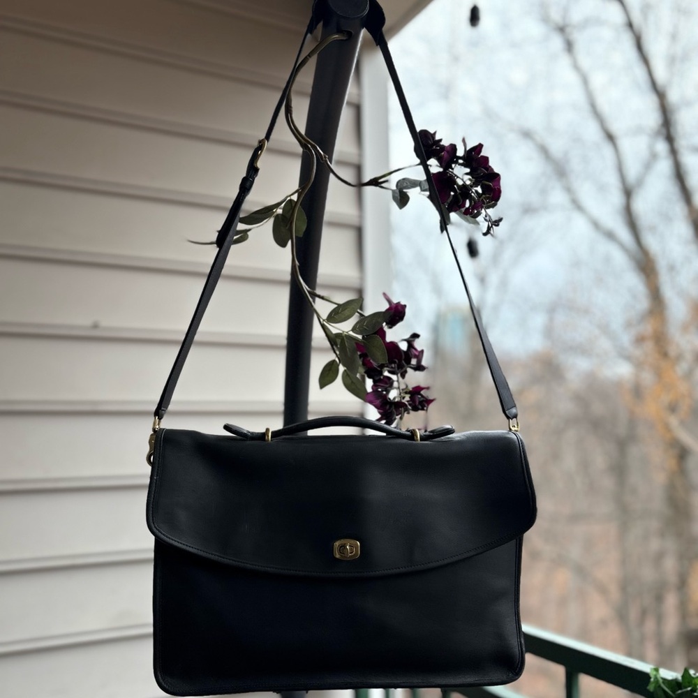 Vintage Coach Lexington Briefcase | 2 Black Hangtags | 5265 |Excellent Condition - Picture 3 of 16